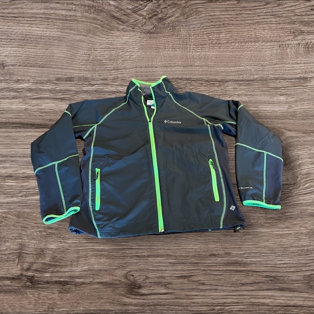 Columbia Omni Shield Advanced Repellency Men’s Zip Front Jacket Size Large